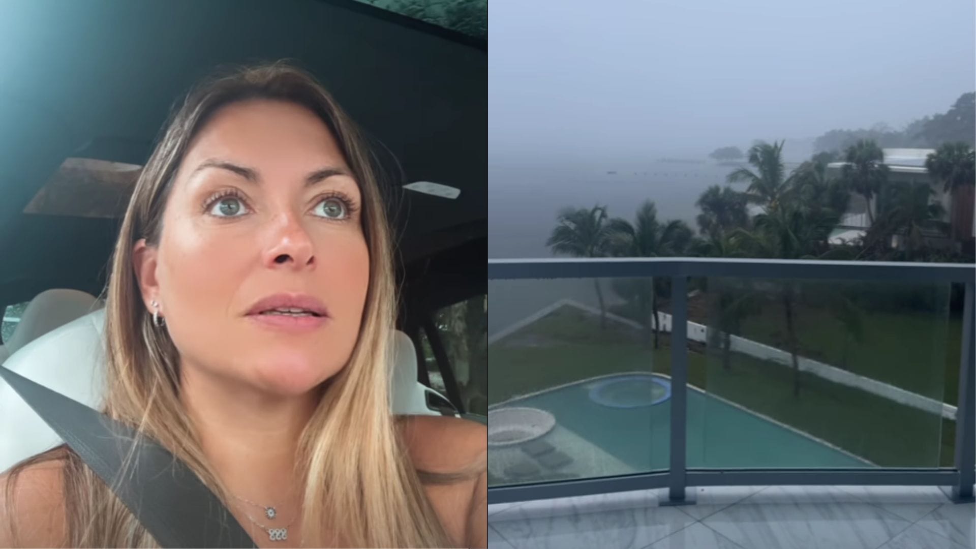 Paula Pavic y Marcelo Ríos pasarán juntos el huracán de EE.UU.: Aseguró que no tiene miedo y no evacuará