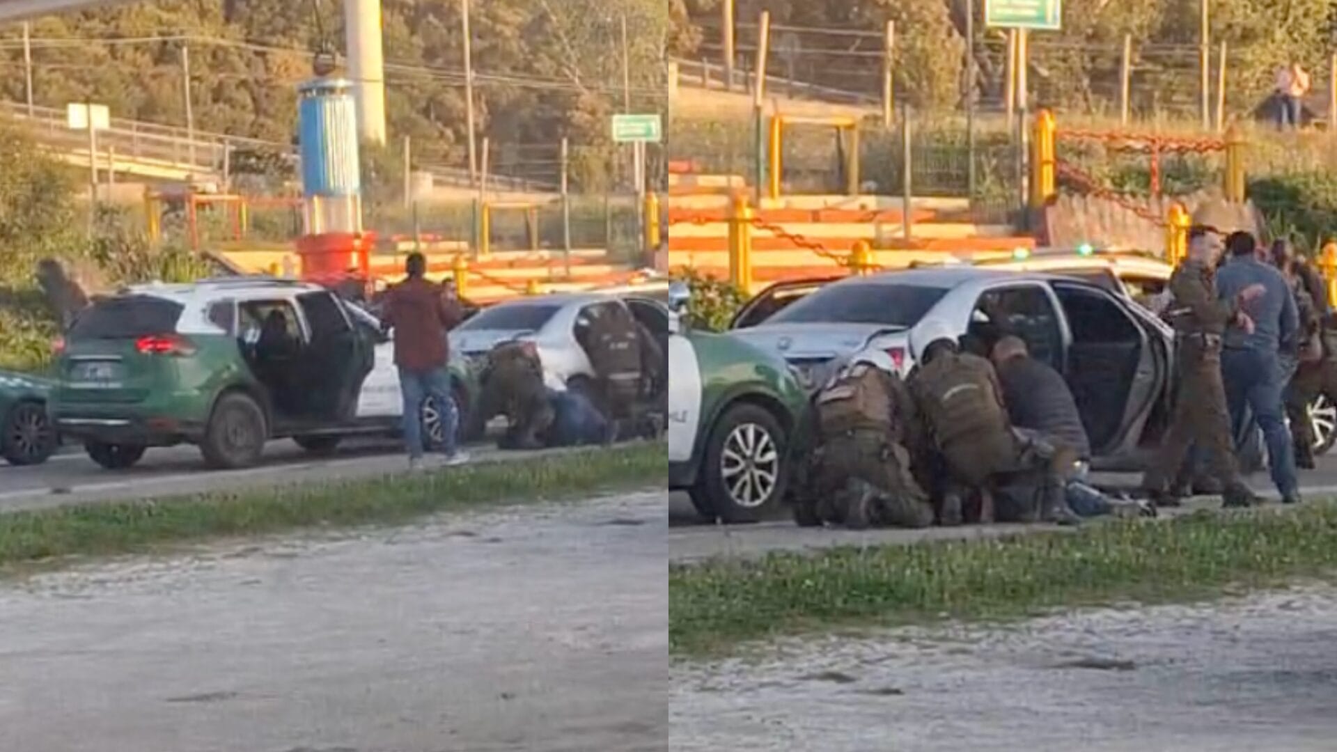 Tres sujetos son detenidos por presunta posesión de drogas y armamento en Coronel