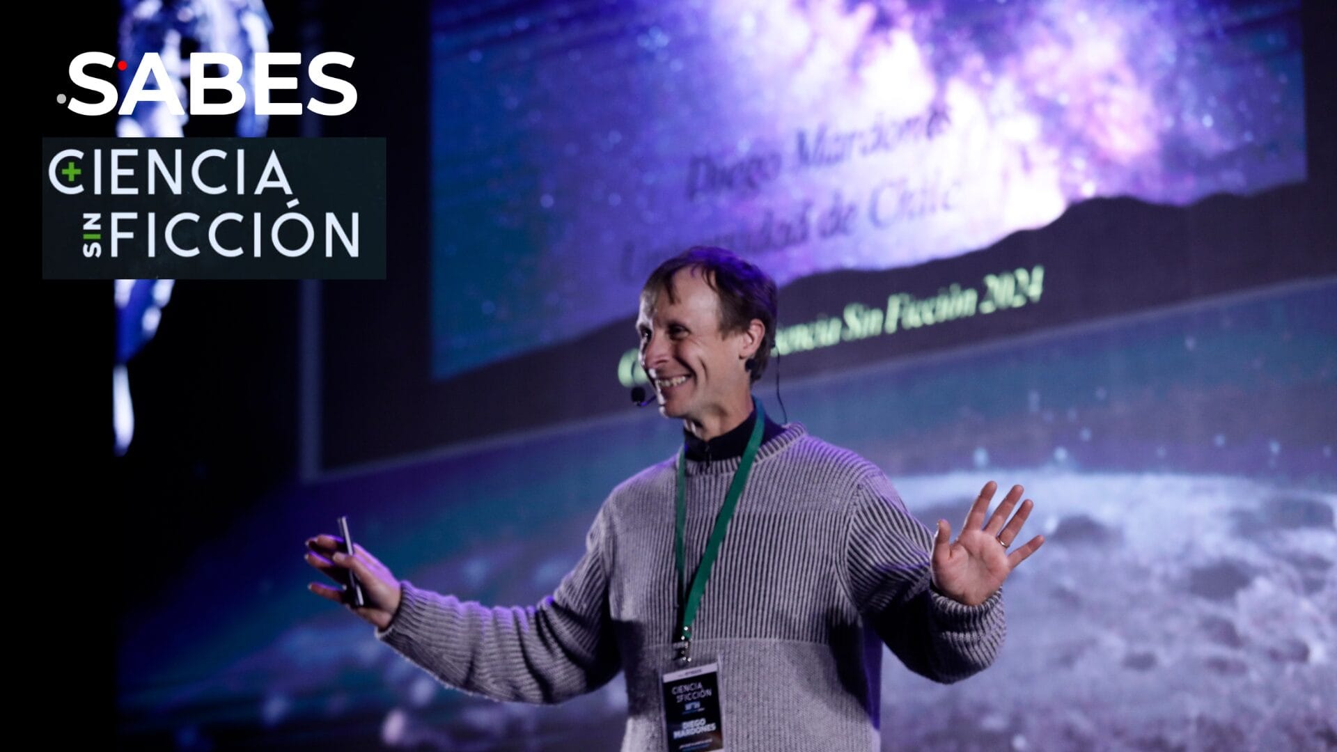Astrónomo Diego Mardones expuso misterios del cosmos en conversatorio de “Ciencia Sin Ficción”