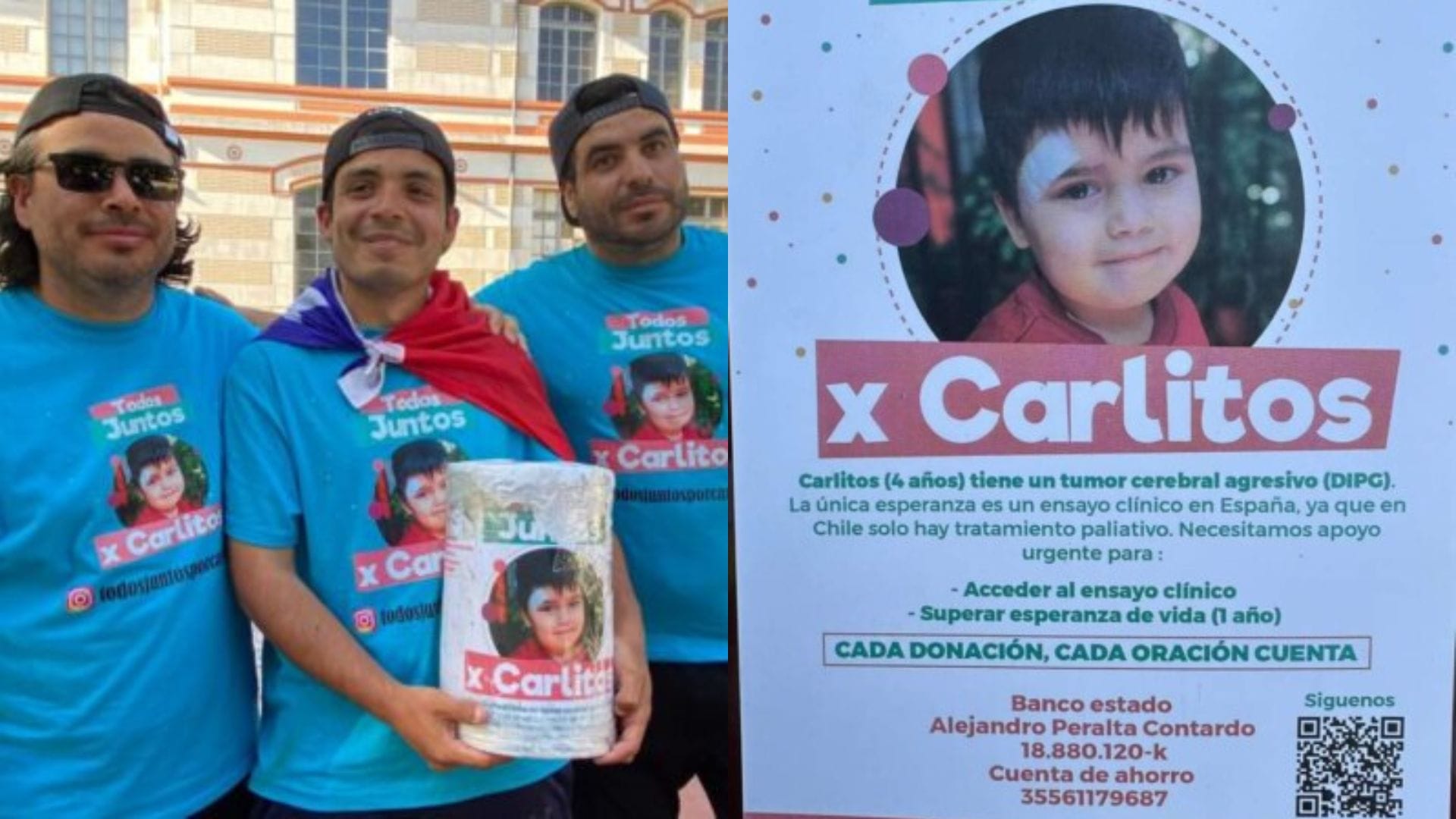 Familia arriba a Concepción en caminata desde el sur a la capital: Buscan salvar la vida de Carlitos