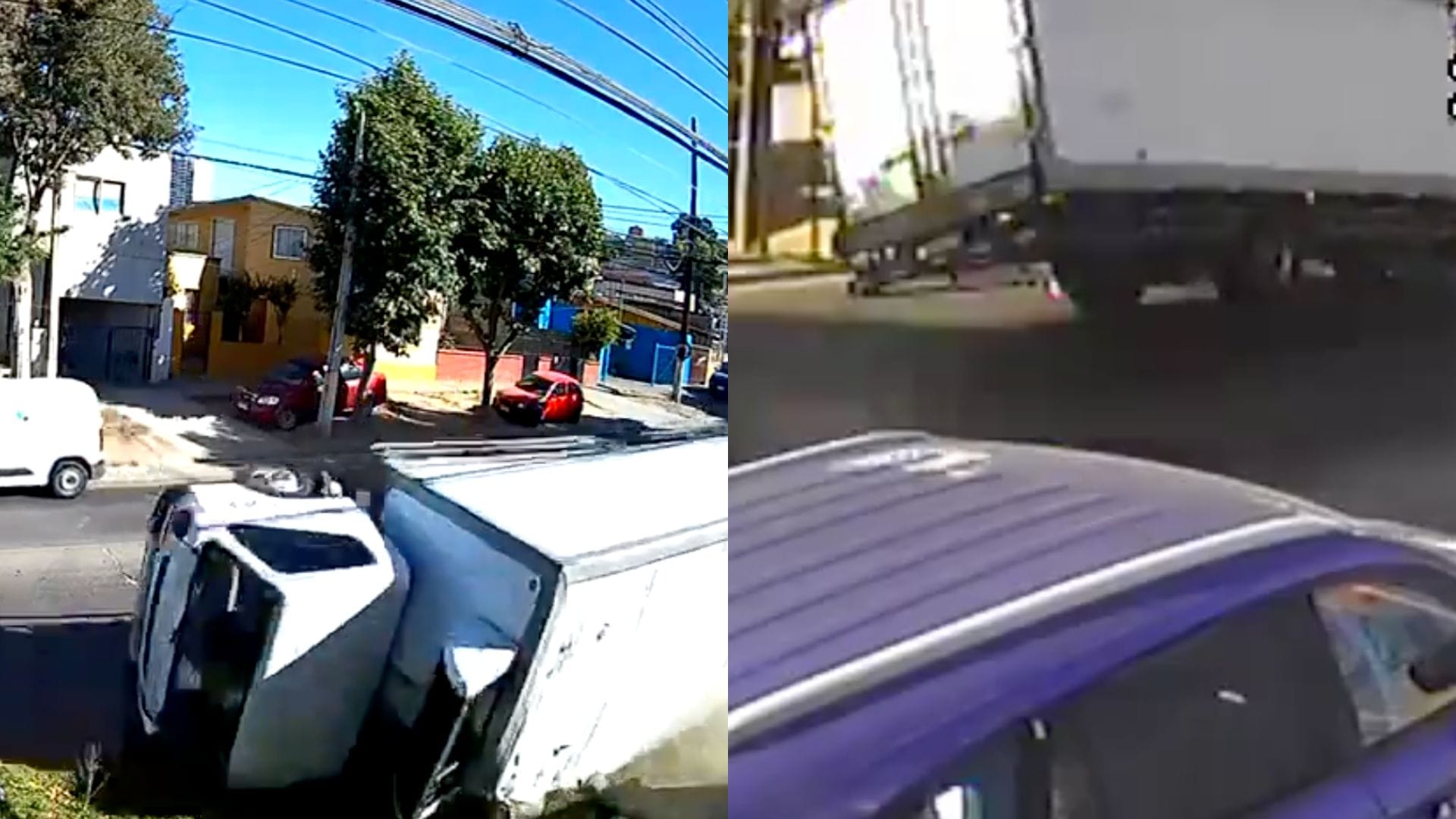Captan impactante accidente: Volcamiento de camión deja una persona fallecida y dos heridos en Viña del Mar