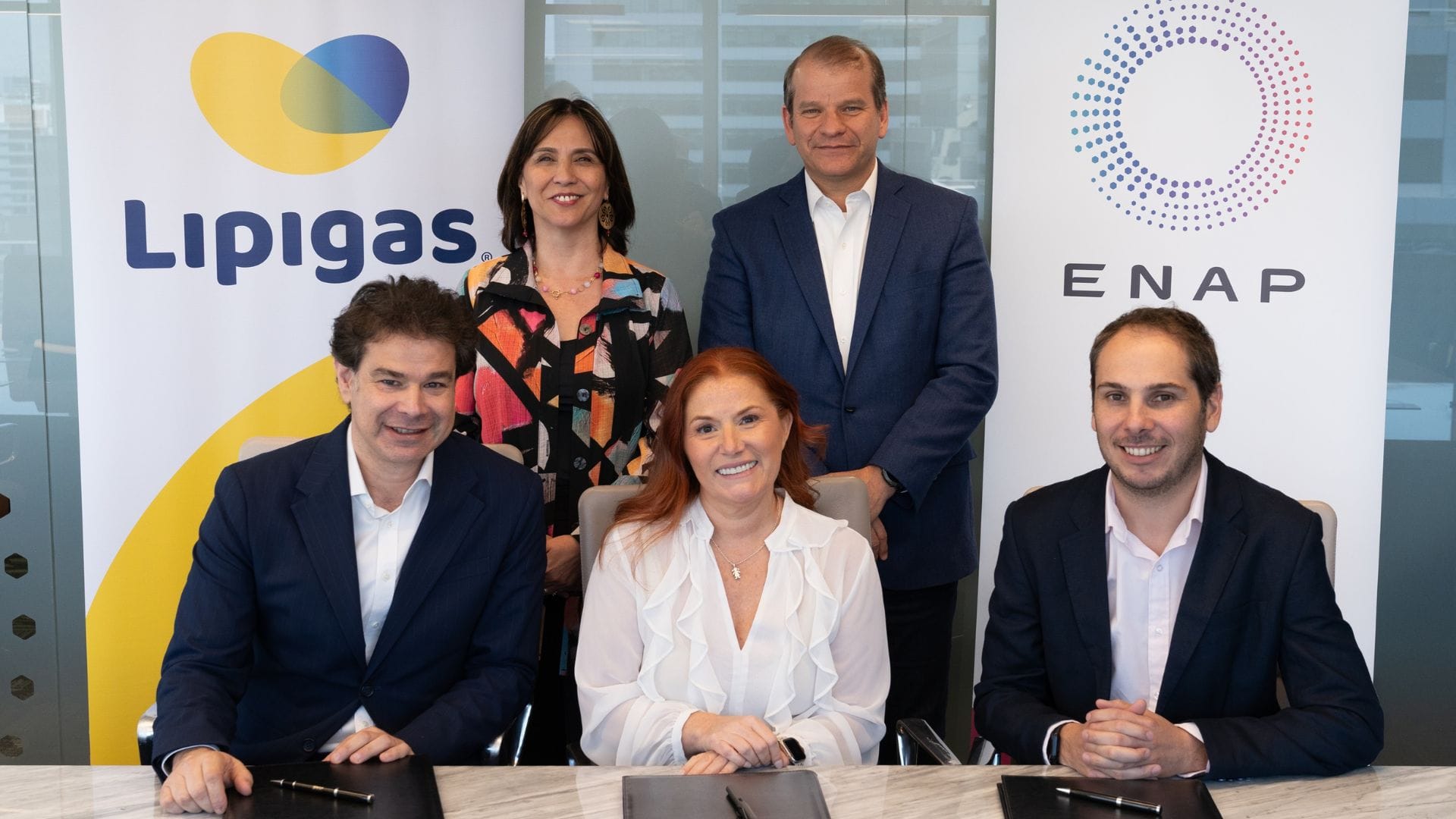 Enap y Lipigas forjan alianza para promover combustibles bajos en carbono para Chile