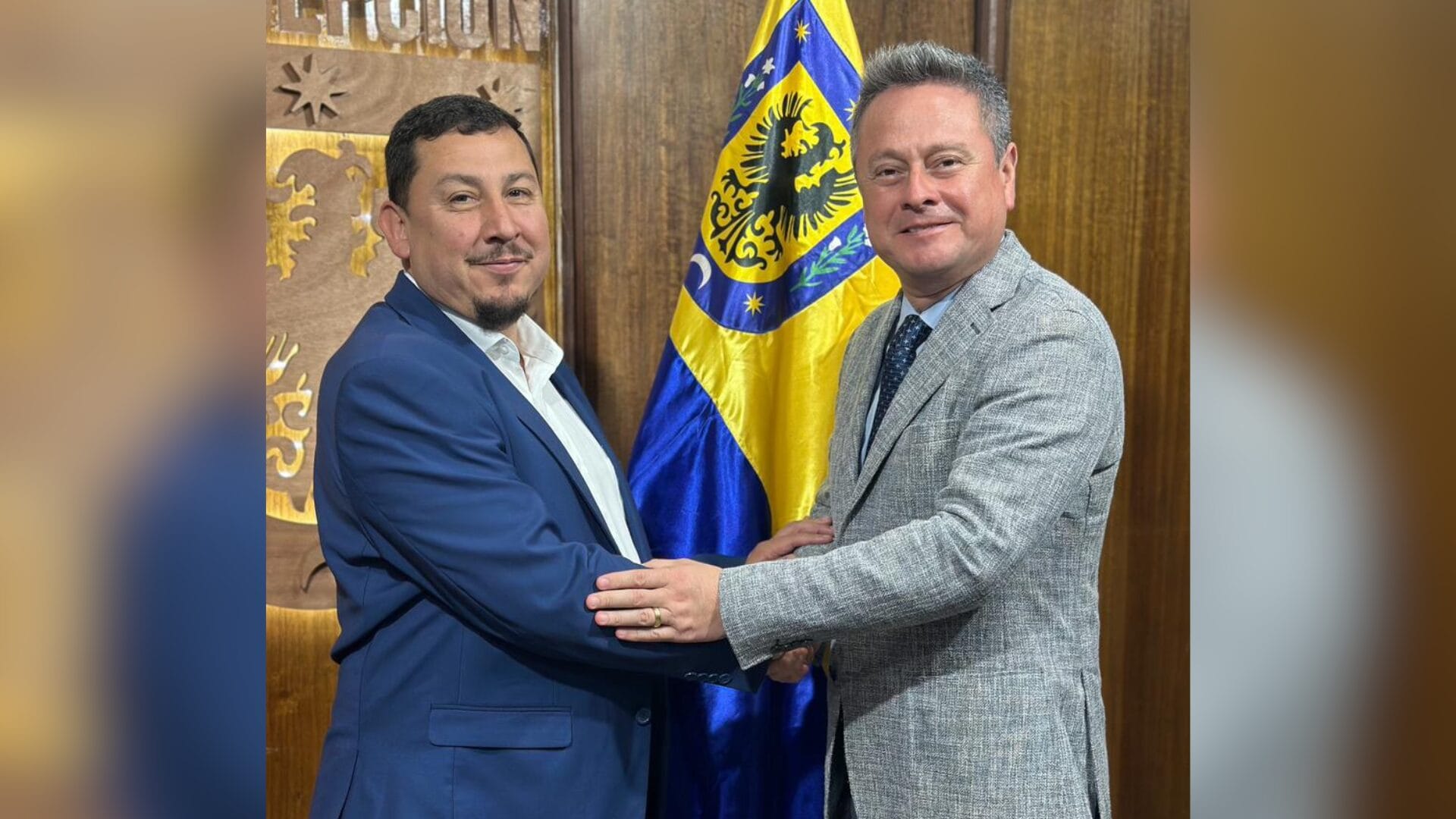 Le planteó mantener oficinas: Alcalde Álvaro Ortiz concretó reunión protocolar con Héctor Muñoz de cara al cambio de mando