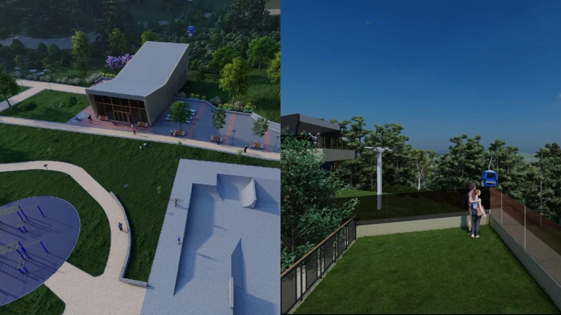 Presentan proyecto de teleférico para Parque Metropolitano Cerro Caracol de Concepción