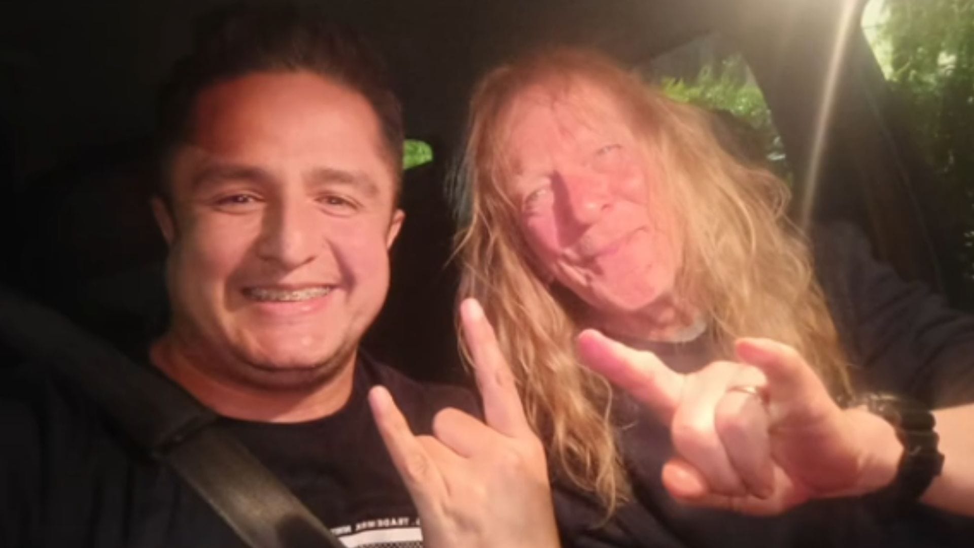“El mejor día de mi maldita vida”: Conductor de Uber y su inesperado encuentro con el guitarrista de Iron Maiden