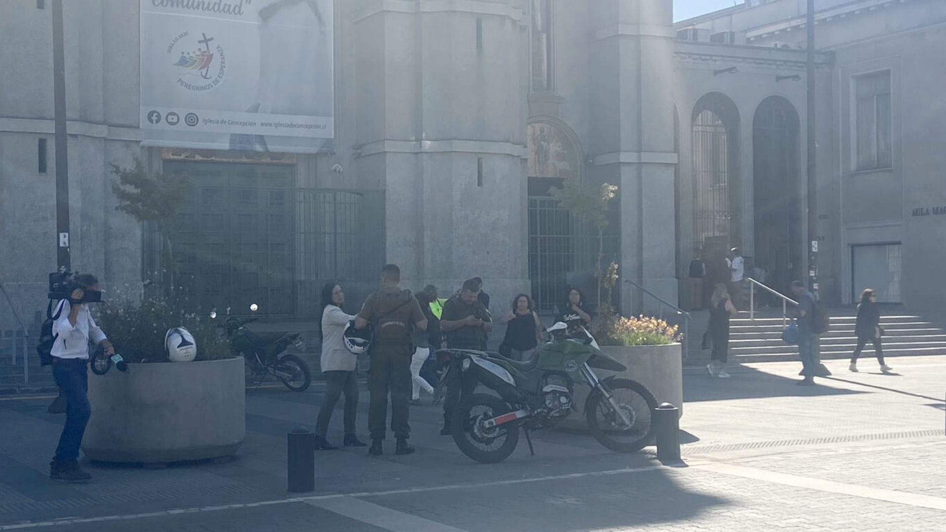 La historia de Juan, el hombre que murió en Concepción tras correr quemado desde el Parque Ecuador a la Catedral