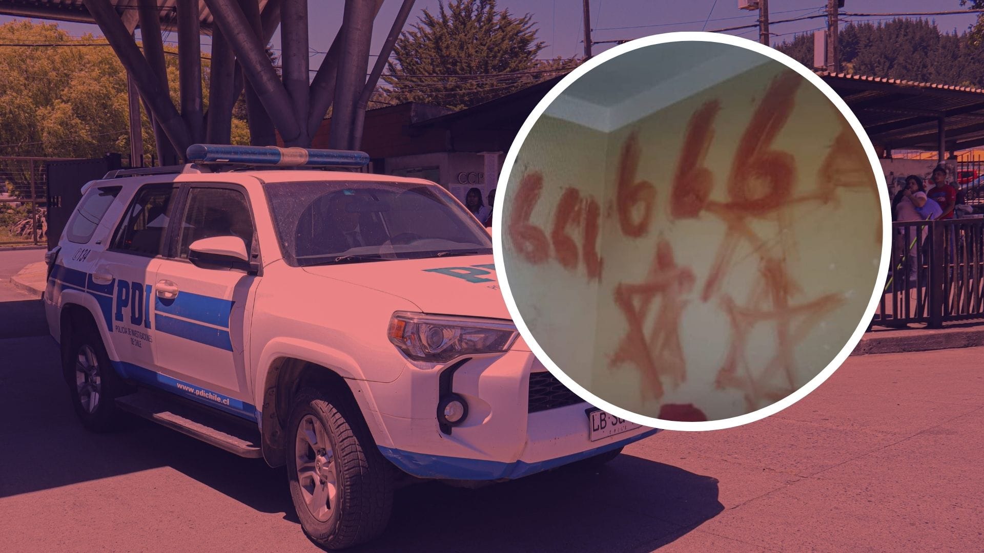 “666” y la Estrella de David con sangre de la víctima: La historia de quien decapitó a un reo en Concepción
