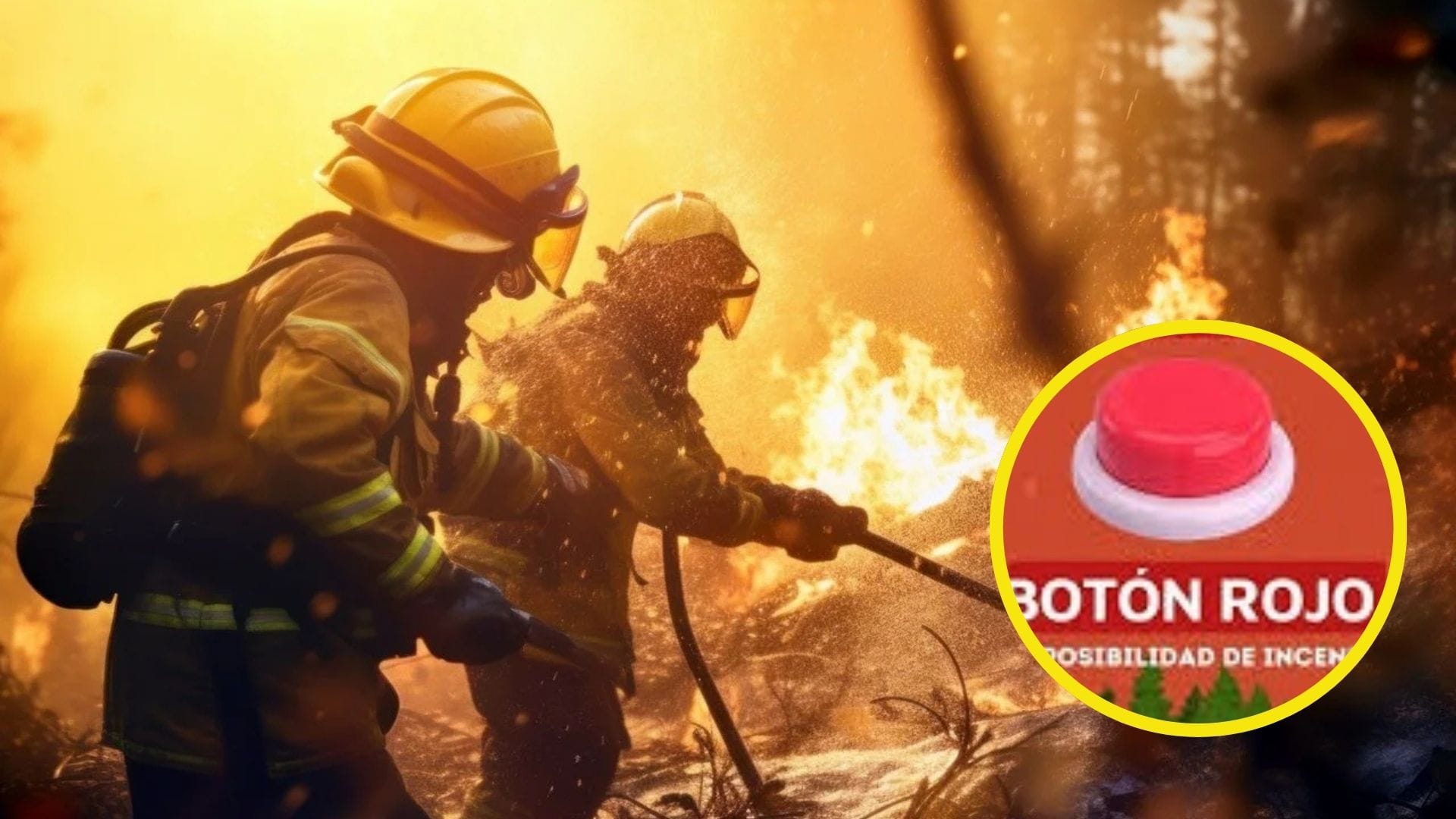Las comunas de la Región del Biobío que esta semana tienen Botón Rojo por riesgo de incendios forestales