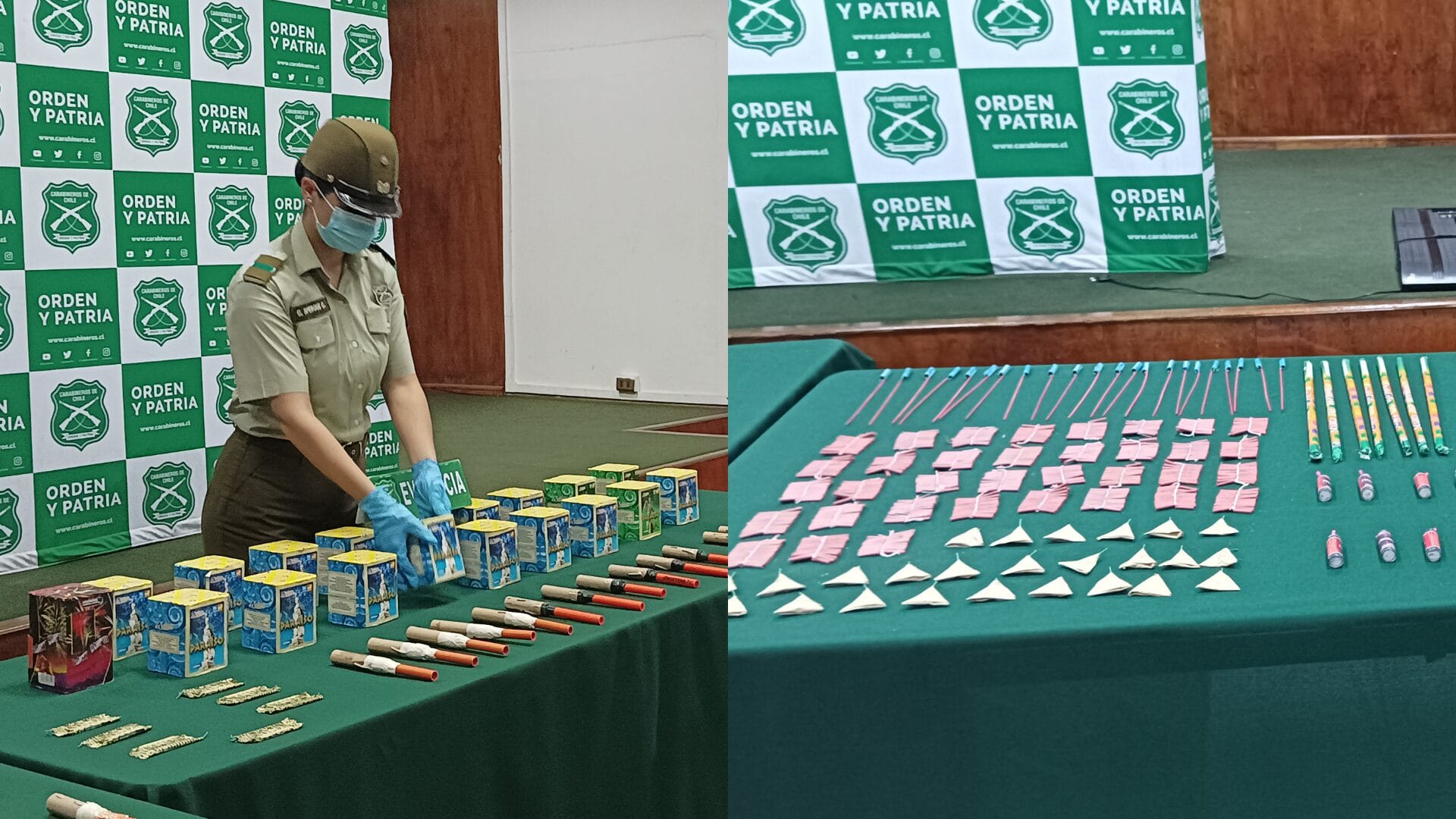 Los detectaron por redes sociales: Incautan más de 200 fuegos artificiales en distintas comunas del Biobío