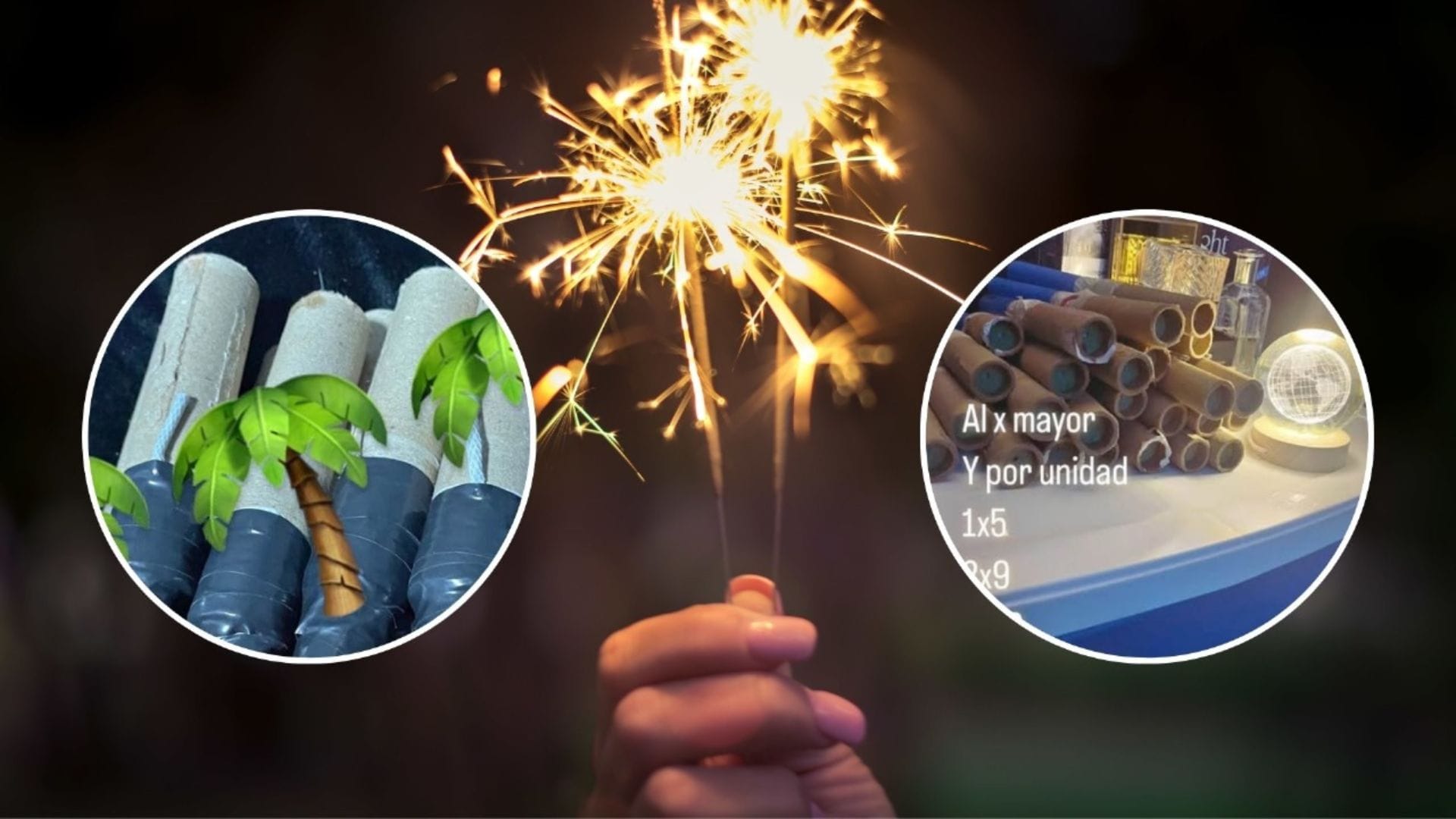 “Palmeras”, “pilas” y “tortas”: Alerta en el Biobío por venta de fuegos artificiales vía Facebook