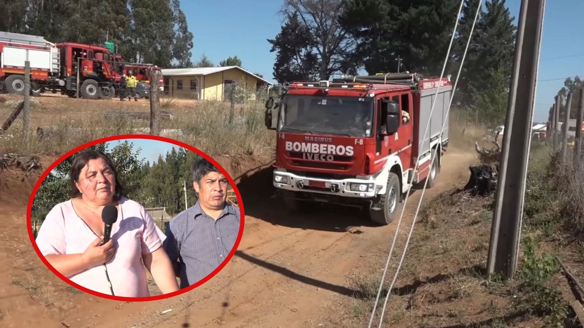 Tras Incendio de Hualqui, vecinos denunciaron deficiencias en caminos rurales