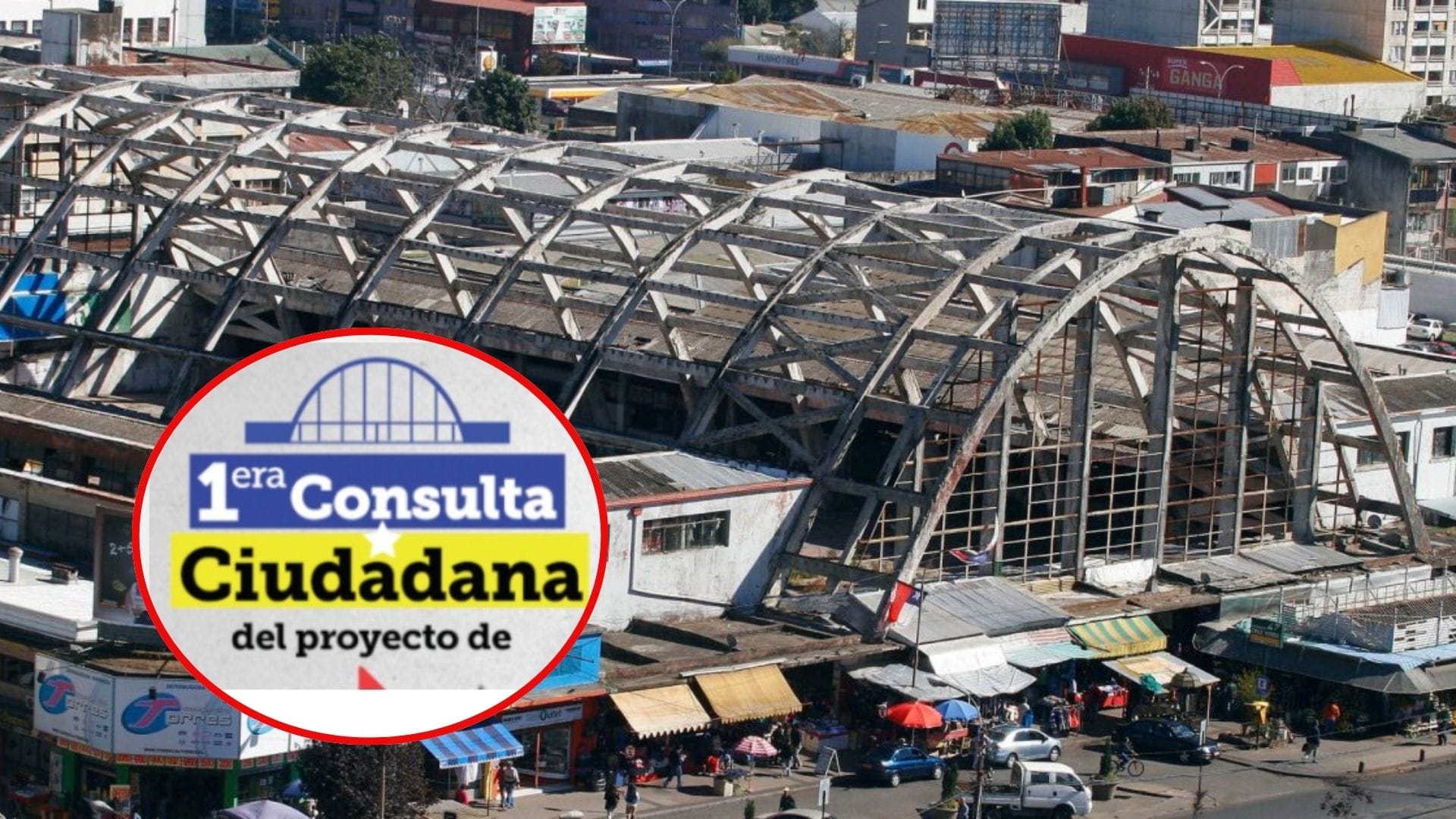 Lanzan consulta ciudadana sobre el proyecto de recuperación del Mercado de Concepción