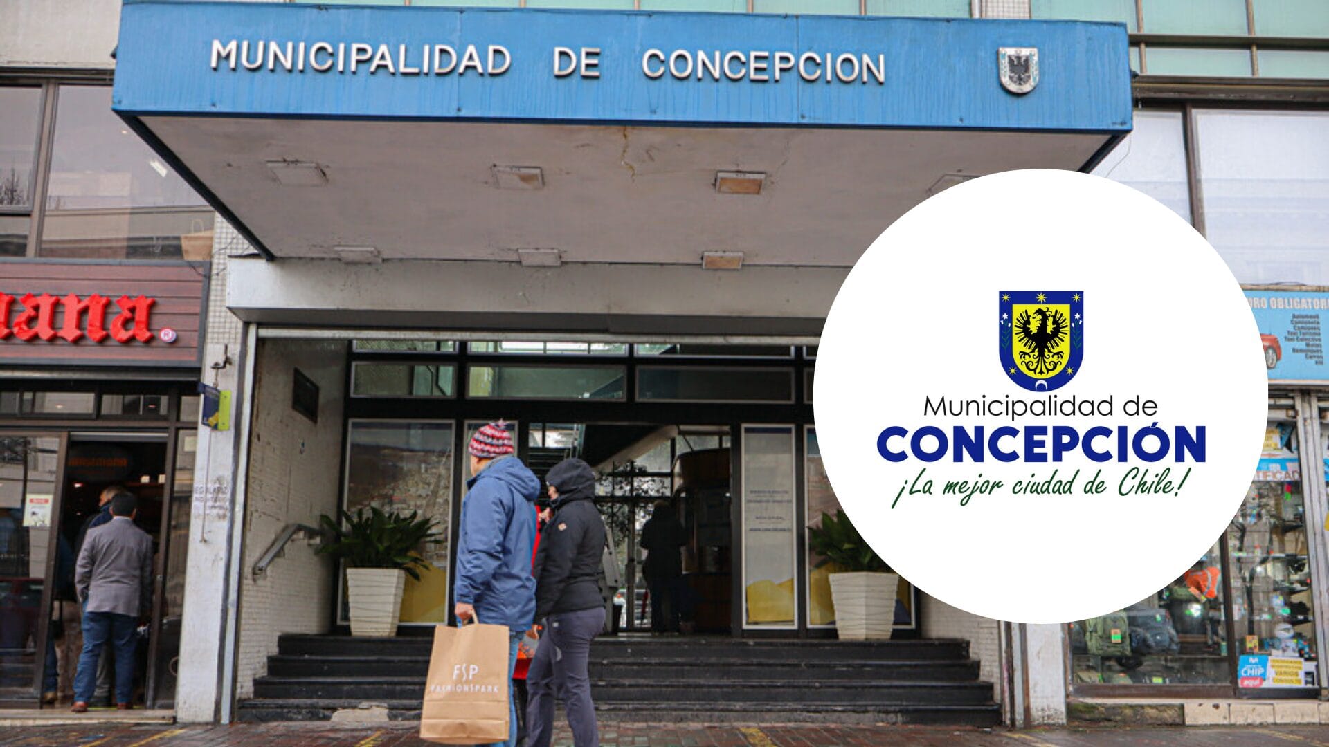 Municipalidad de Concepción cambia de logo e incluye controversial frase “¡La mejor ciudad de Chile!”: Alcalde explica la modificación