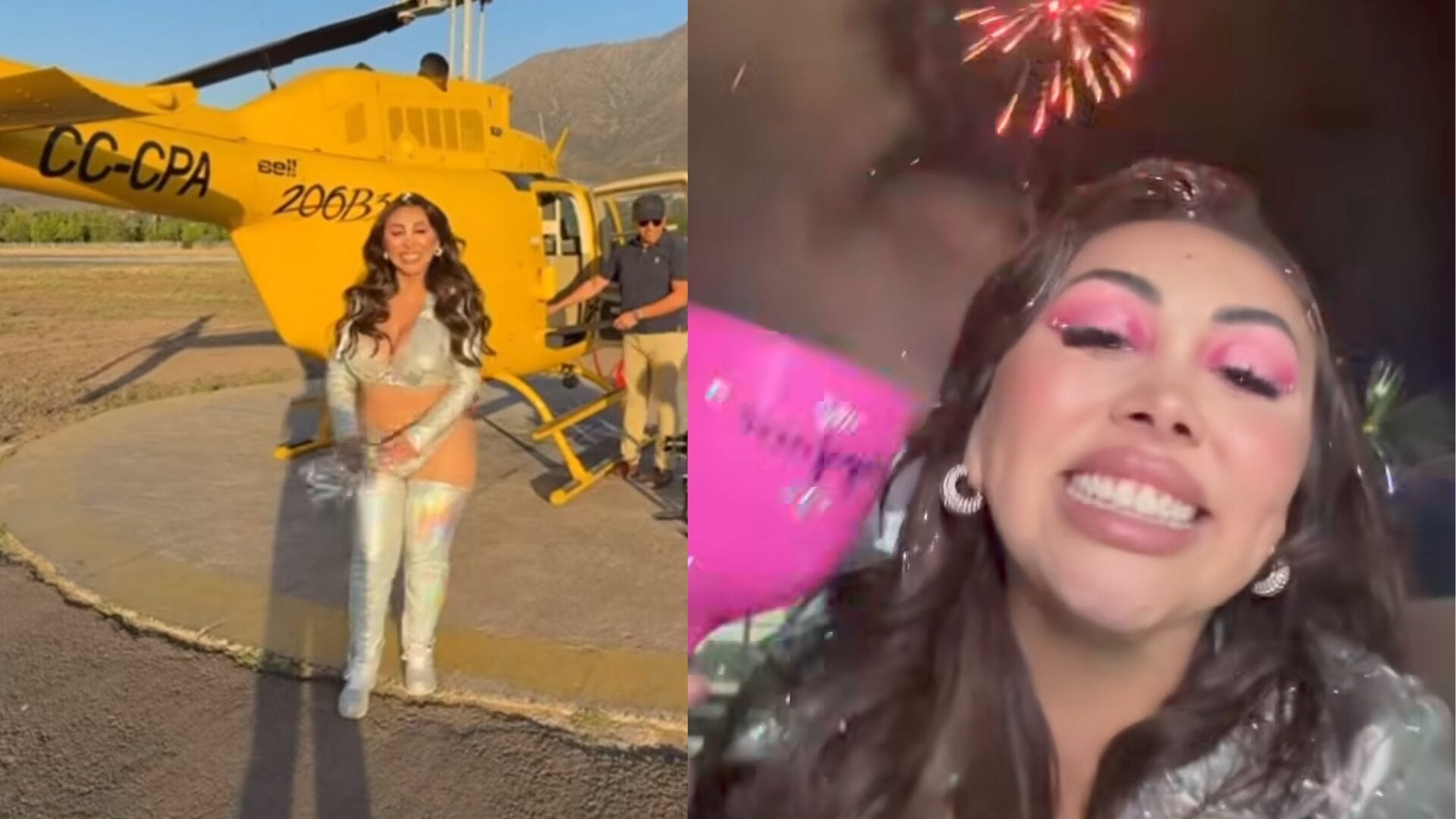 ¡Con helicóptero y fuegos artificiales! La estrafalaria fiesta de cumpleaños de Naya Fácil