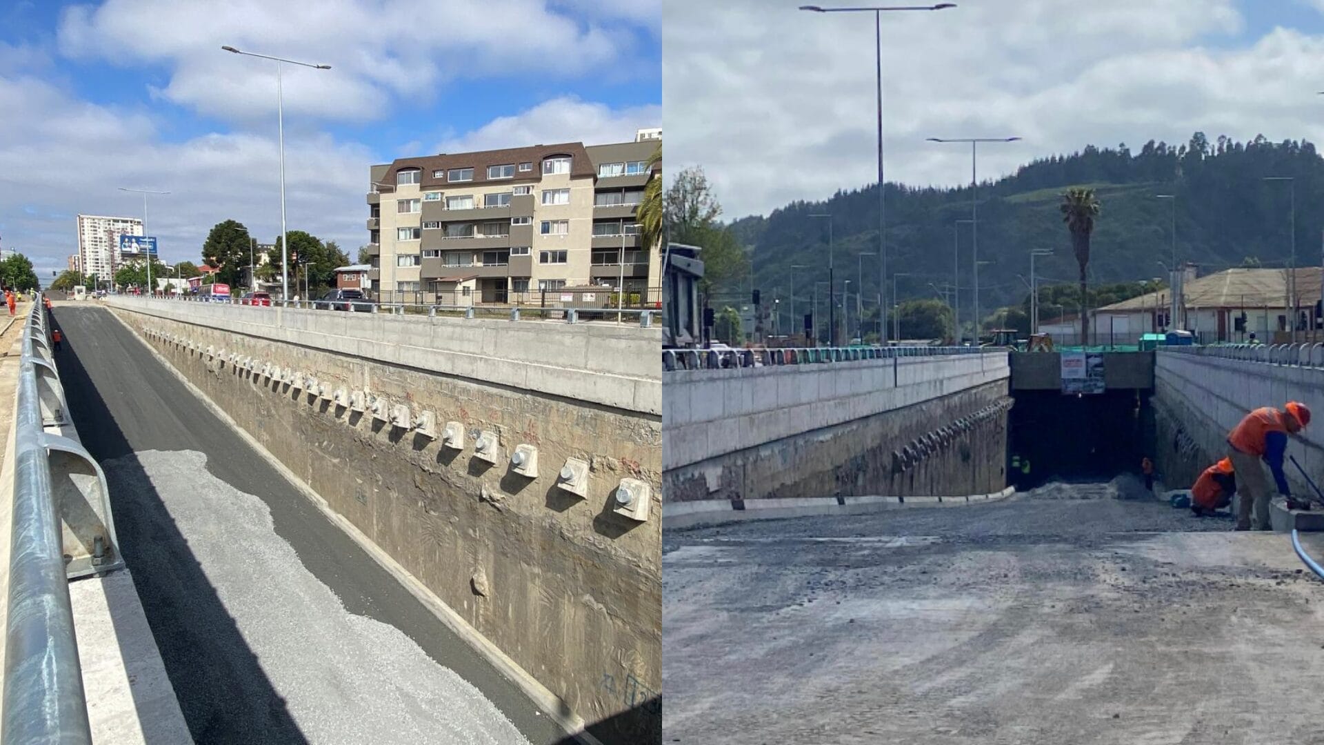 Adelantan fecha de entrega del desnivel de Avenida Los Carrera en Concepción