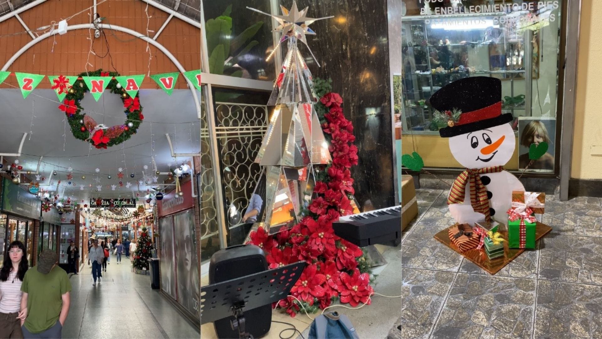 Con luces, brillos y villancicos: Premian Galerías de Concepción por decoración de Navidad