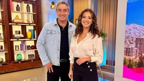 “Que buen partner me encontré…”: Priscilla Vargas   compartió un video junto a José Luis  Repenning celebrando el reencuentro