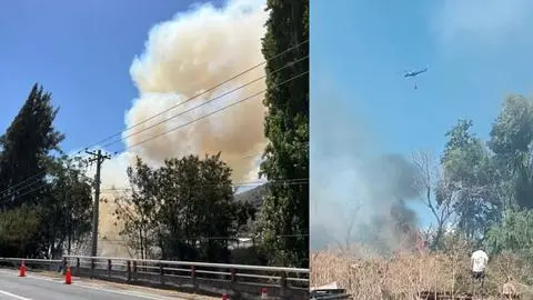 Suspenden Alerta Roja y controlan incendio forestal cercano a subestación eléctrica en Rancagua