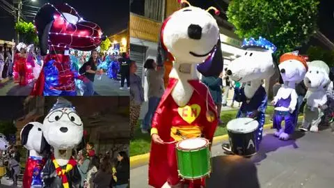 Decenas de Snoopy se viralizan en el Carnaval de Talcahuano: El regreso de la Murga Sector Arenal