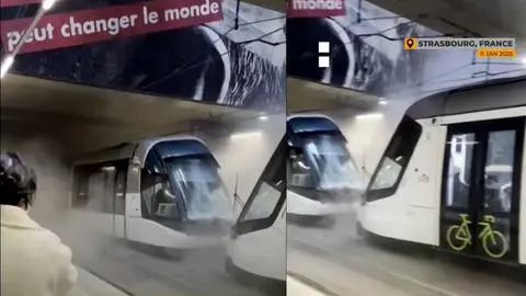 Brutal colisión entre dos trenes dejó al menos 50 heridos en Estrasburgo