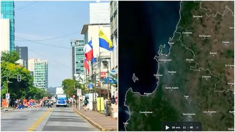 ¿De dónde viene el humo que cubre al Gran Concepción a comienzos de esta semana?