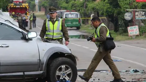 Colisionó con una camioneta: Violento accidente de tránsito deja a un conductor fallecido en ruta de San Felipe