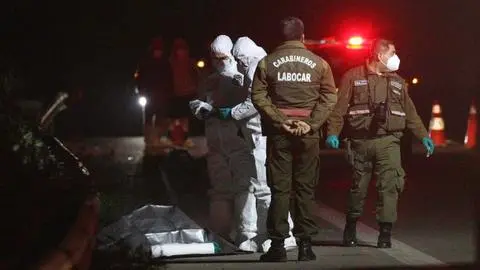 Conductor fallece y varias personas resultan heridas tras violento accidente de tránsito en la Ruta 5 Sur a la altura de San Fernando