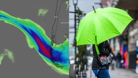 Río atmosférico llegará este fin de semana a Chile: Estas son las zonas con previsión de lluvia, viento y tormentas eléctricas