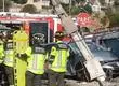 Joven conductor de 26 años fallece tras colisión de alta energía entre un automóvil y una motocicleta en Villa Alemana