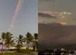 Impresionantes registros: Starship, el cohete más grande de Elon Musk, explota sobre el Caribe