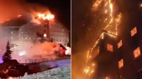 Al menos 69 fallecidos y decenas de personas heridas tras voraz incendio que destruyó hotel de centro de ski en Turquía