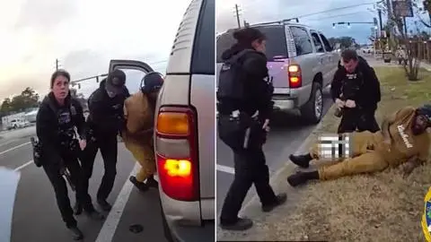 Policía dispara accidentalmente contra un conductor con su propia arma en medio de fiscalización vehicular en Estados Unidos