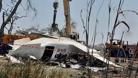 Reportan al menos 18 fallecidos y tres personas heridas graves: Avioneta se estrella poco después de despegar en Sudán del Sur