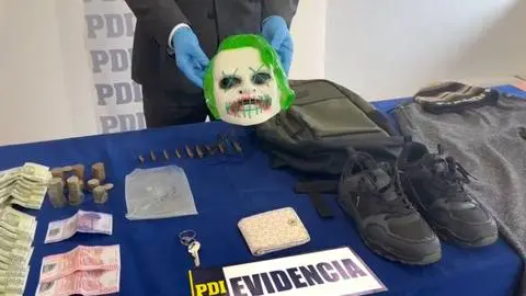 Capturan a antisocial  que utilizaba una máscara del “Joker” para robar locales comerciales en Puerto Natales