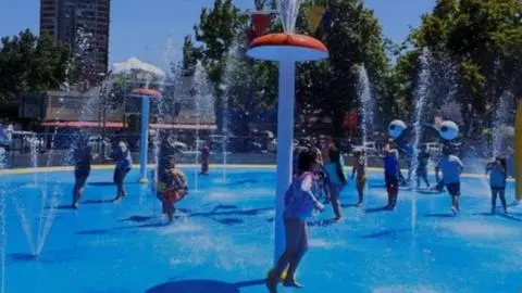 Cuándo vuelven los juegos de agua en el Parque Ecuador de Concepción
