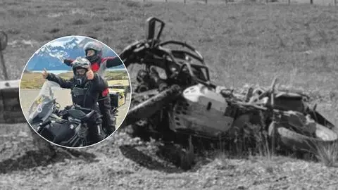 Habían viajado desde Concepción a la Patagonia argentina: Matrimonio sufrió grave accidente que dejó una persona fallecida y otra grave