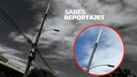 Las antenas de telefonía celular que se instalan sobre los postes de la luz en el Gran Concepción
