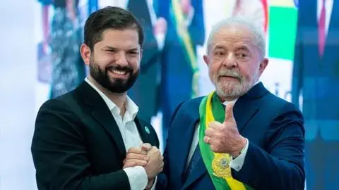 “Unidos somos más fuertes”: Presidente Boric conversó con Lula da Silva y confirma pronta visita a Brasil