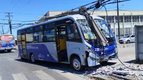 Registran masivo corte de luz en San Pedro de la Paz tras accidente de tránsito