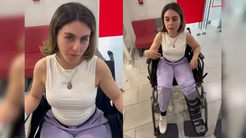 “Intentó ayudarme, pero después se fue”: Joven con discapacidad visual denuncia que automovilista la atropelló y no prestó auxilio