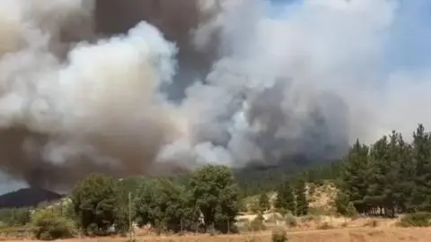 Incendio forestal en San Javier: Registran dos lesionados y al menos 1.500 hectáreas afectadas