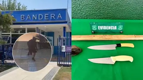 Sujeto ingresó “descontrolado” y armado con cuchillos cocineros a SAR en San Ramón