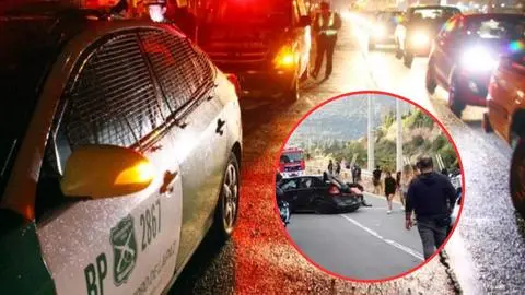 Trágico accidente en San José de Maipo: Mujer y niño pierden la vida tras choque entre taxi colectivo y camioneta