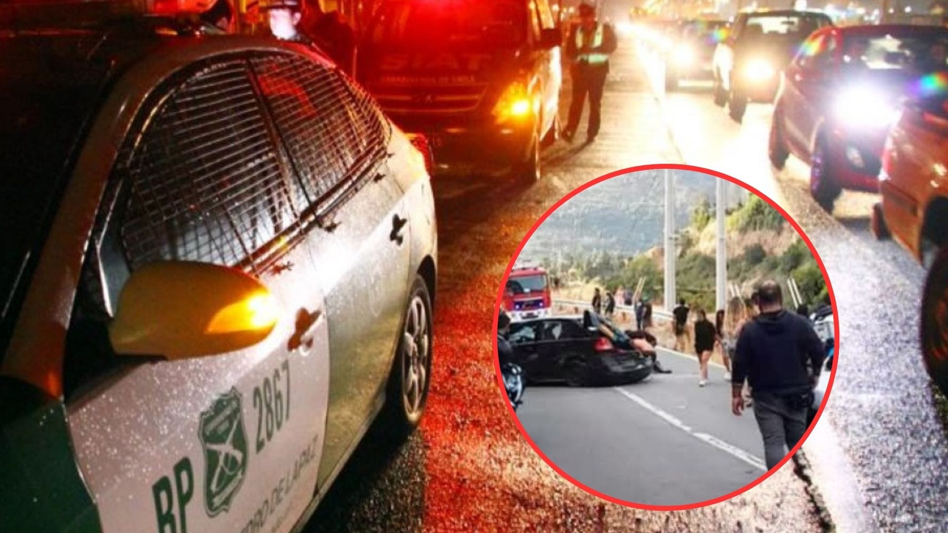 Trágico accidente en San José de Maipo: Mujer y niño pierden la vida tras choque entre taxi colectivo y camioneta