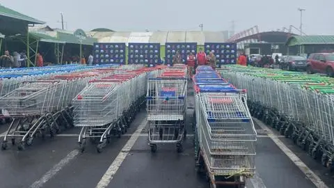 Empresas Vega Monumental recupera cientos de carros de supermercado hurtados en Concepción