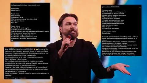 Tras bullada presentación en Viña 2025: Internautas comentan recetas en la cuenta de Instagram de George Harris