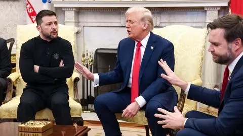 “Ya has hablado bastante”: Zelenski y Trump discuten en medio de rueda de prensa en la Casa Blanca