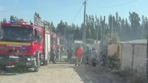 Encuentran el cuerpo de un adulto mayor tras voraz incendio que afectó a viviendas en parcela de La Serena