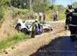 Vehículo chocó y terminó volcado: Una persona fallecida y dos heridos graves deja accidente de tránsito en ruta entre Cauquenes y Parral