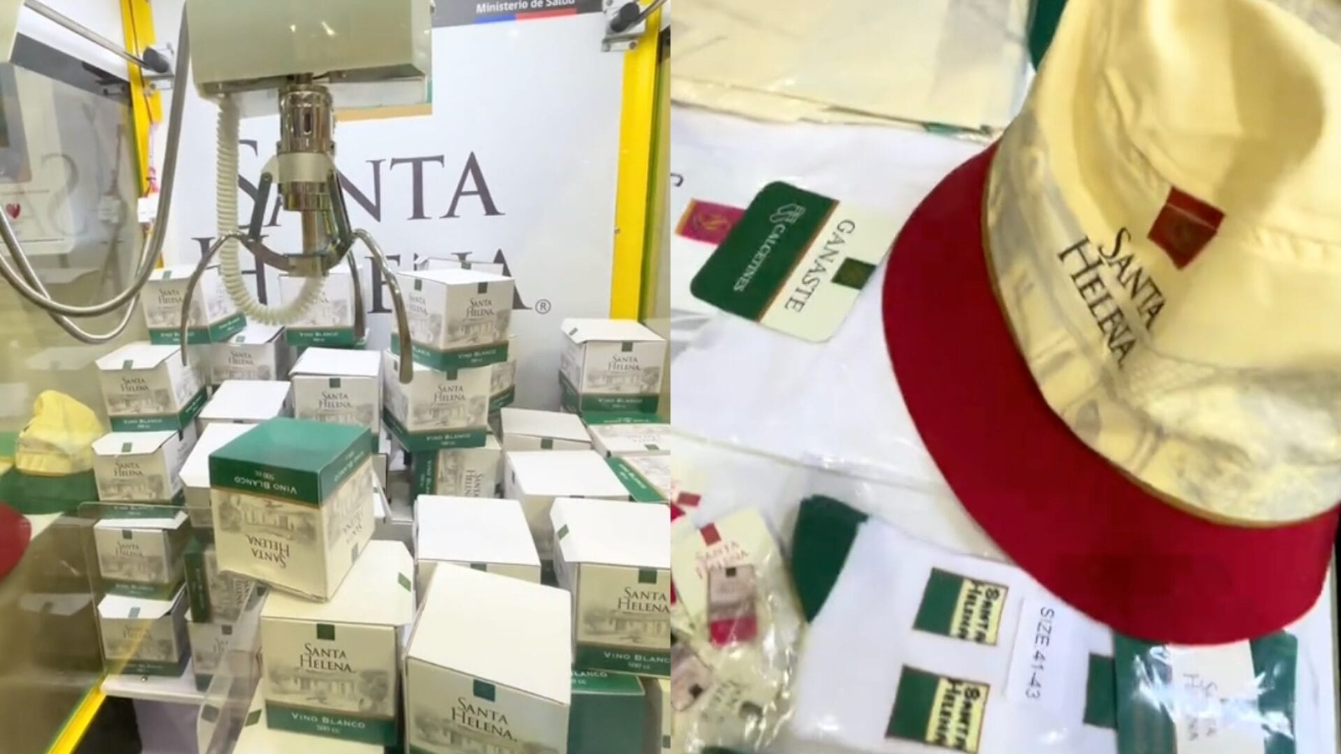 Máquinas de Santa Helena aparecen en sucursales de Super Ganga en el Gran Concepción